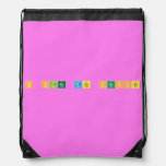 O olho das pessoas  Drawstring Backpack