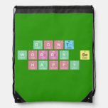dont 
 worry be 
 happy  Drawstring Backpack