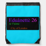 Eduånettè  Drawstring Backpack