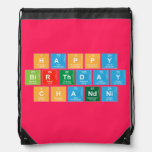 Happy 
 Birthday
 Chandni  Drawstring Backpack