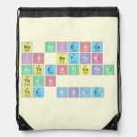 No science
 is better 
 authenticated
 than
 the Bible  Drawstring Backpack