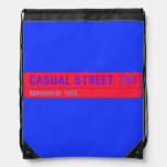 Casual Street  Drawstring Backpack