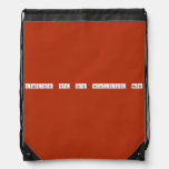 together we can achieve more   Drawstring Backpack