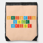 Periodic
 Table
 Writer  Drawstring Backpack