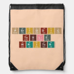 Periodic
 Table
 Writer  Drawstring Backpack