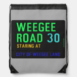 Weegee Road  Drawstring Backpack