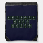 Periodic
 Table
 Writer  Drawstring Backpack