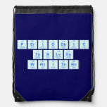 Periodic
 Table
 Writer  Drawstring Backpack