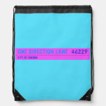 One Direction Lane   Drawstring Backpack