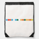 feria de ciencias  Drawstring Backpack