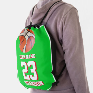 Drawstring Backpack basketball Senior Night  b/g