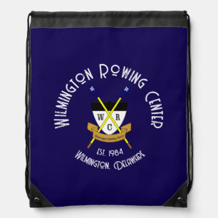 Drawstring Backpack Blue