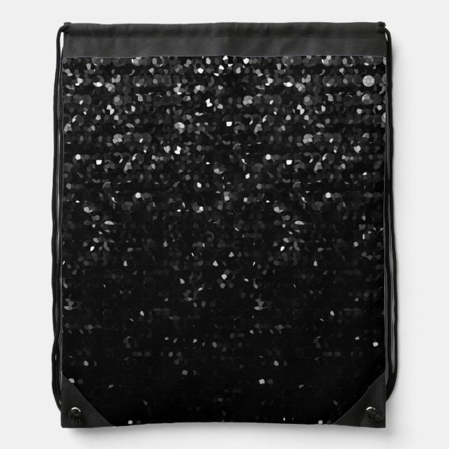 Drawstring Backpack Crystal Bling Strass (Front)