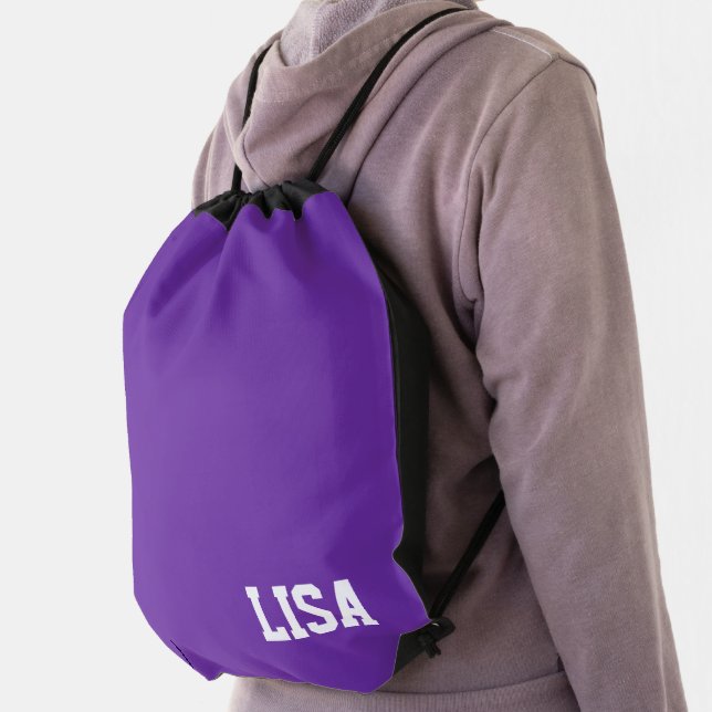 Drawstring Backpack-Custom Name Bag (Insitu)