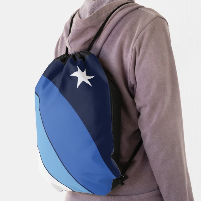 Drawstring backpack - Flag of Columbia City, SC (Insitu)