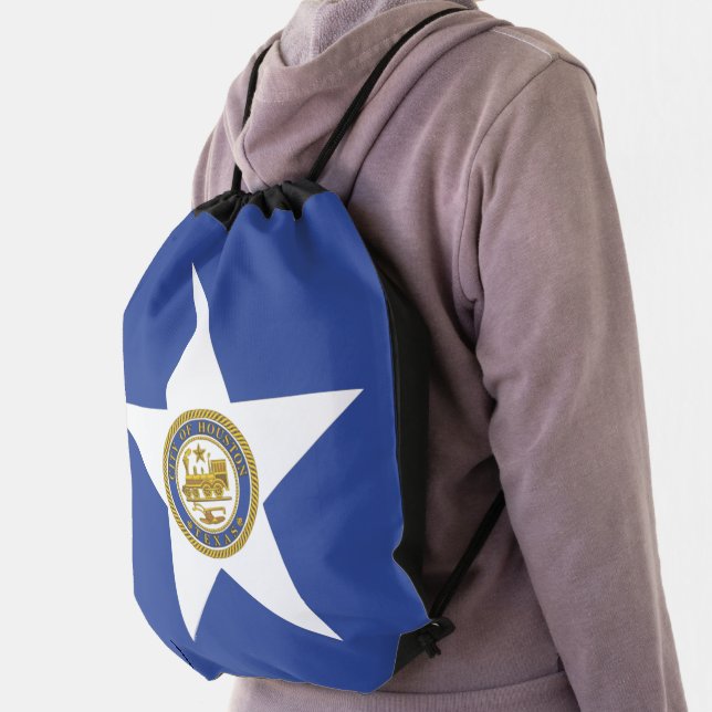 Drawstring backpack - Flag of Houston (Insitu)