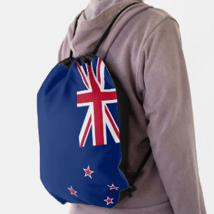 Drawstring backpack - Flag of New Zealand