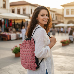 Drawstring Backpack Hearts