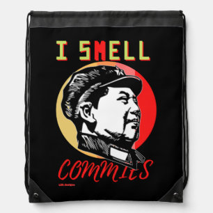 drawstring backpack "I SMELL COMMIES 2 : MAO"