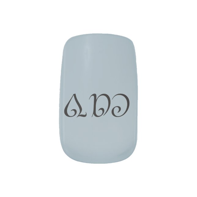 Drawstring Backpack Minx Nail Art (Left Thumb)