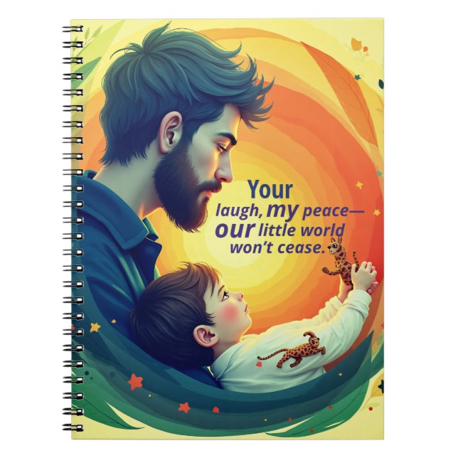 Drawstring Backpack Notebook (Front)