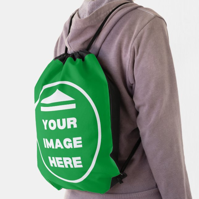 Drawstring Backpack -Personalized - Add Image/Text (Insitu)
