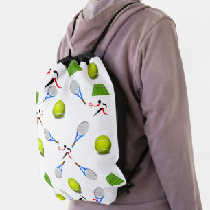 Drawstring Backpack Sports Tennis