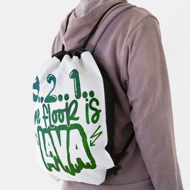 Drawstring Backpack The Floor is Lava (Insitu)