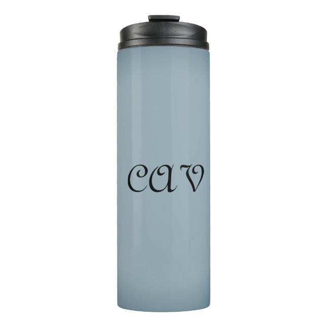 Drawstring Backpack Thermal Tumbler (Front)