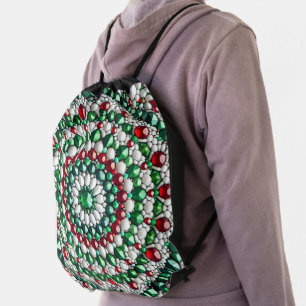 Drawstring backpack with Italian Colors