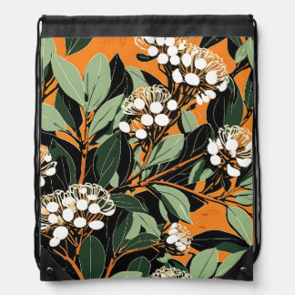 Drawstring Backpack with original digital art