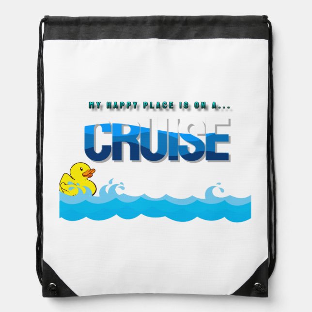 Drawstring Cruise Duck Bag (Front)