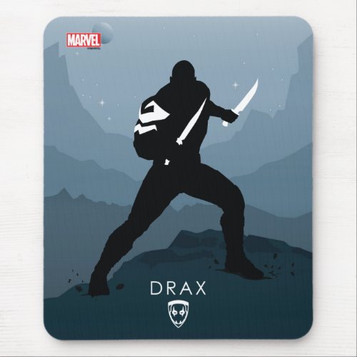 Drax Heroic Silhouette Mouse Pad