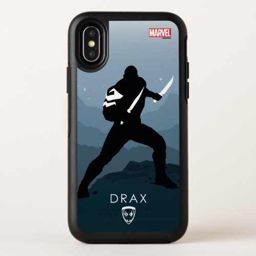 Drax Heroic Silhouette OtterBox Symmetry iPhone X Case