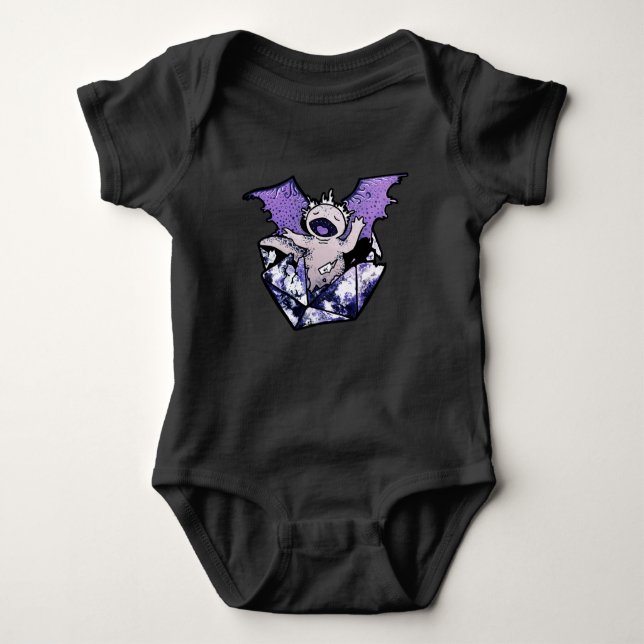 Draxolotyl Hatchling baby one piece Baby Bodysuit (Front)