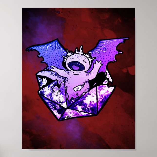 Draxolotyl Hatchling Poster (Front)
