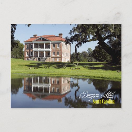 Drayton Hall South Carolina Postcard