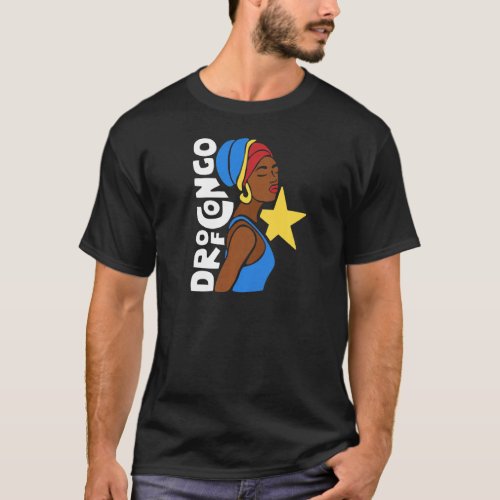 Drc Democratic Republic Congo African Heritage Eth T_Shirt