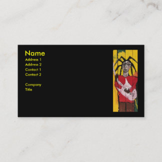 DREAD AS GUITARIST BUSINESS CARD