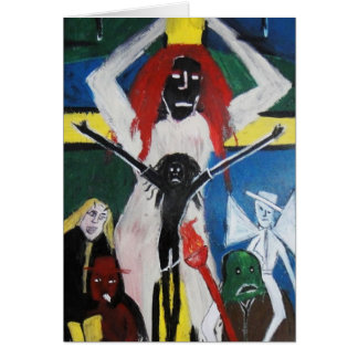 DREAD AS RED HEAD JESUS CARDS