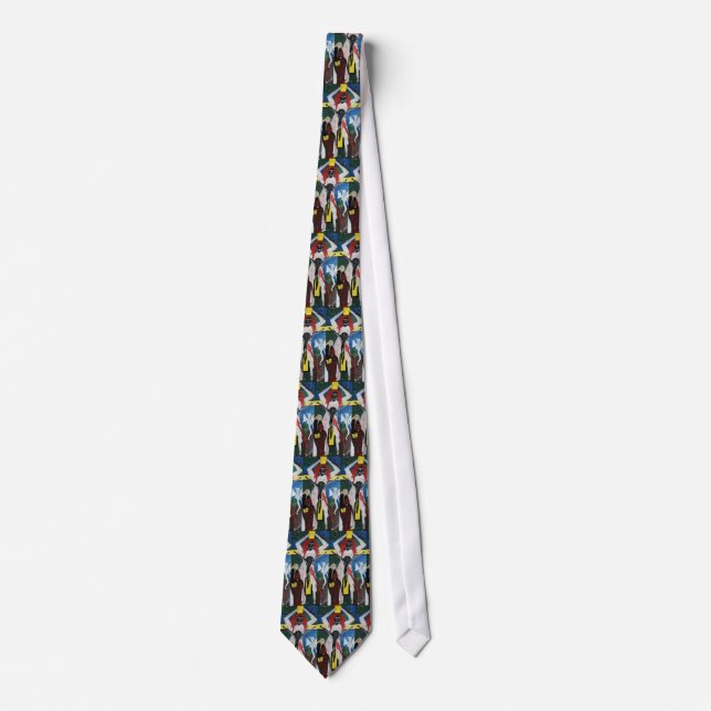 DREAD AS RED HEAD JESUS NECK TIE (Front)