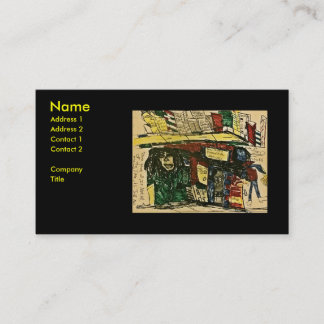 DREAD ECONOMICS BUSINESS CARD