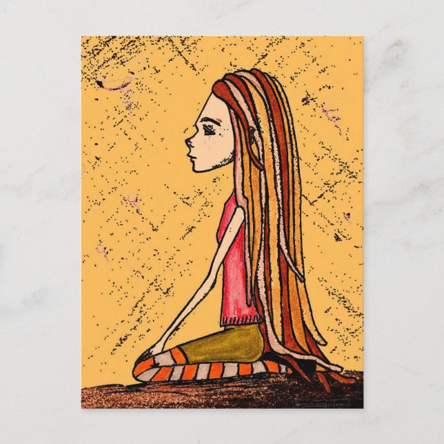 dreadlock-girl postcard (Front)