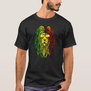Dreadlocks Rasta Hair Locs Reggae Rastafari Jama T-Shirt