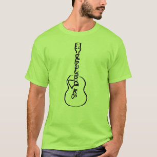 Dreadnaughts Abstract Acoustic Guitar Logo T-Shirt