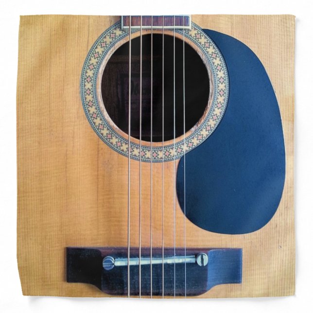 Dreadnought Acoustic 6-String Guitar Artist Design Bandana (Front)