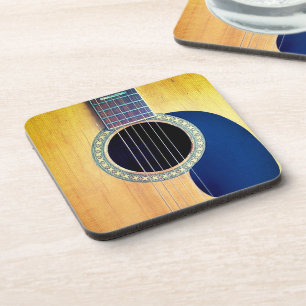 Dreadnought Acoustic 6-String Guitar Artist Design Beverage Coaster
