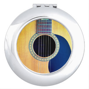 Dreadnought Acoustic 6-String Guitar Artist Design Compact Mirror