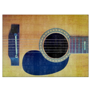 Dreadnought Acoustic 6-String Guitar Artist Design Cutting Board
