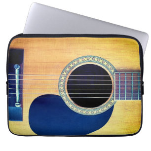 Dreadnought Acoustic 6-String Guitar Artist Design Laptop Sleeve
